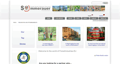 Desktop Screenshot of forestindustries.eu