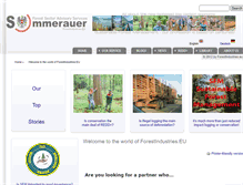 Tablet Screenshot of forestindustries.eu