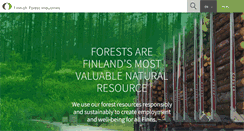 Desktop Screenshot of forestindustries.fi